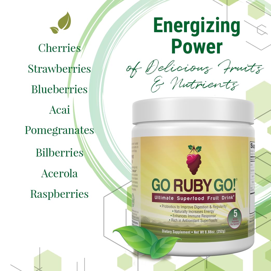 IVL GO Ruby GO! Red Superfood Powder, 1 Pack