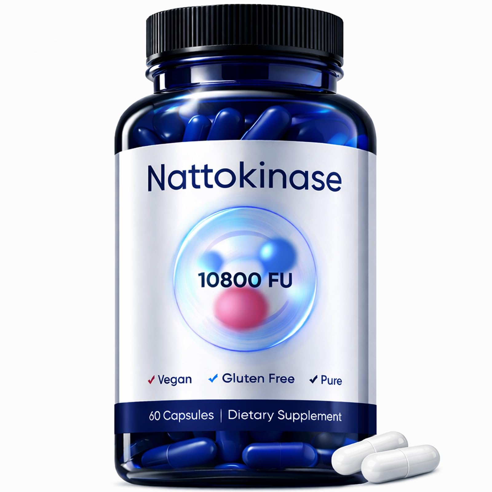 DXWXH Ultimate Nattokinase Capsules, 60 Capsules