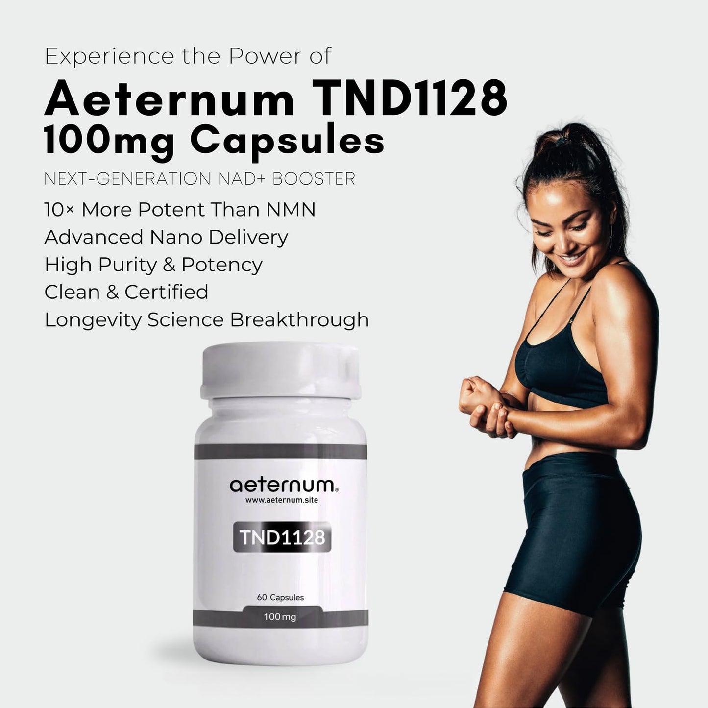 aeternum TND1128 100mg Capsules 60 Capsules