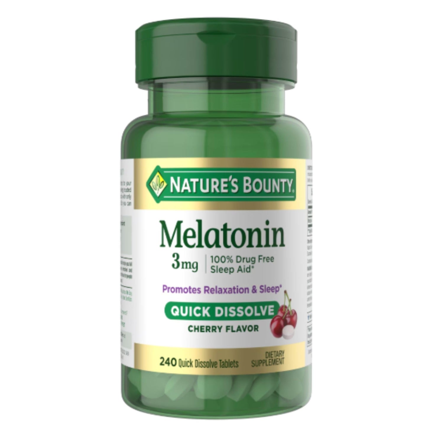 Nature's Bounty Melatonin 3 mg Tablets, 960 Tablets