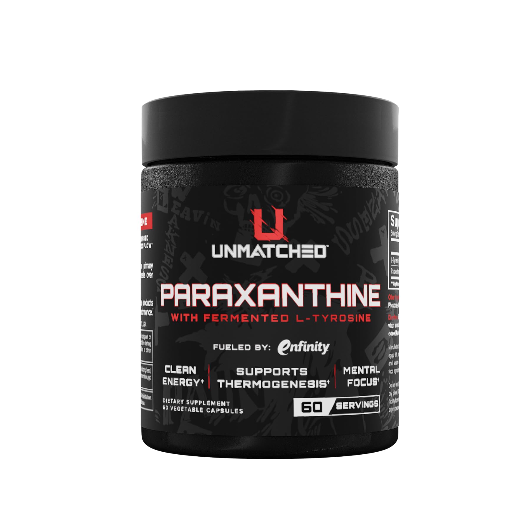 Unmatched Paraxanthine with Fermented L-Tyrosine 60 Capsules