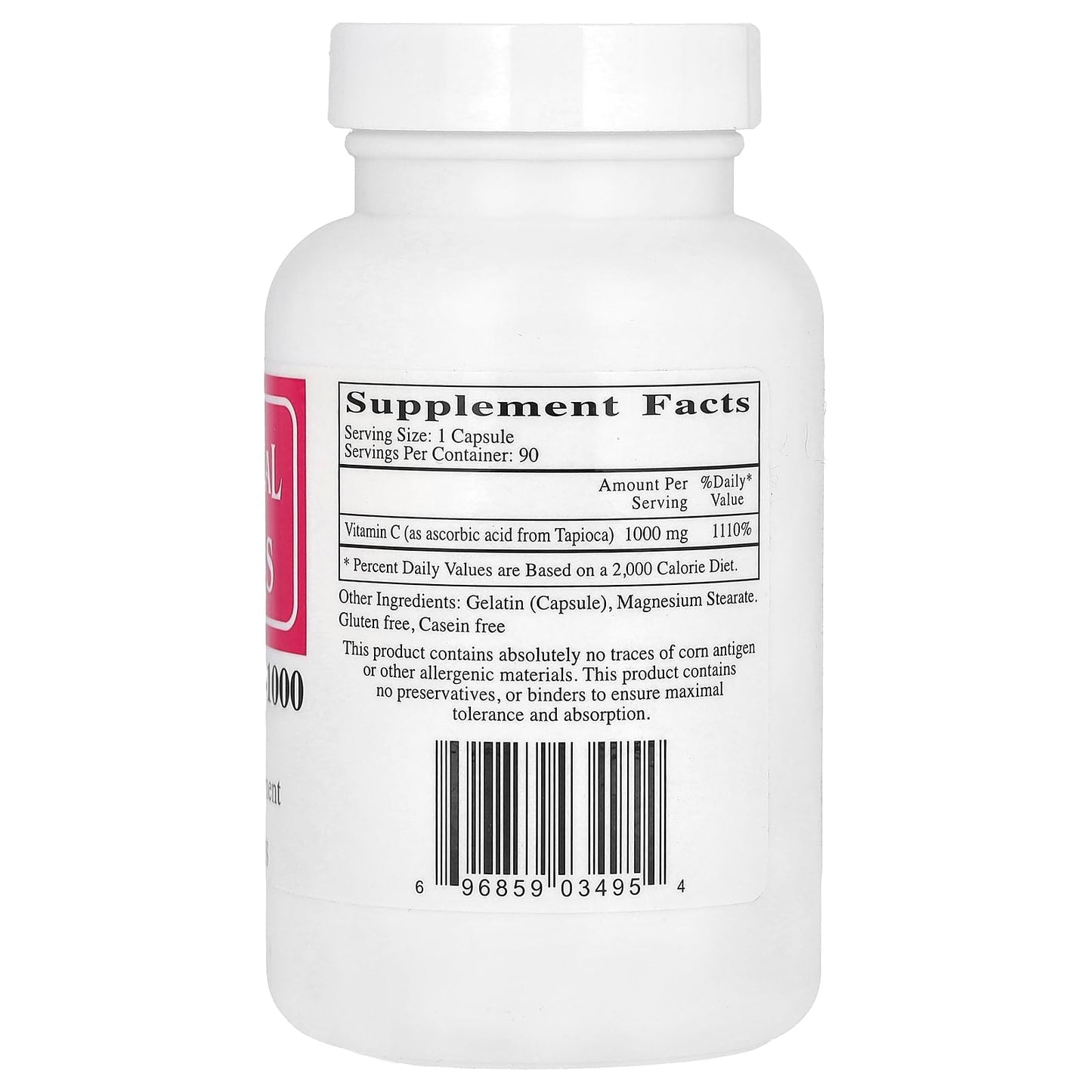 Cardiovascular Research Vitamin C-1000 from Tapioca 90 Capsules