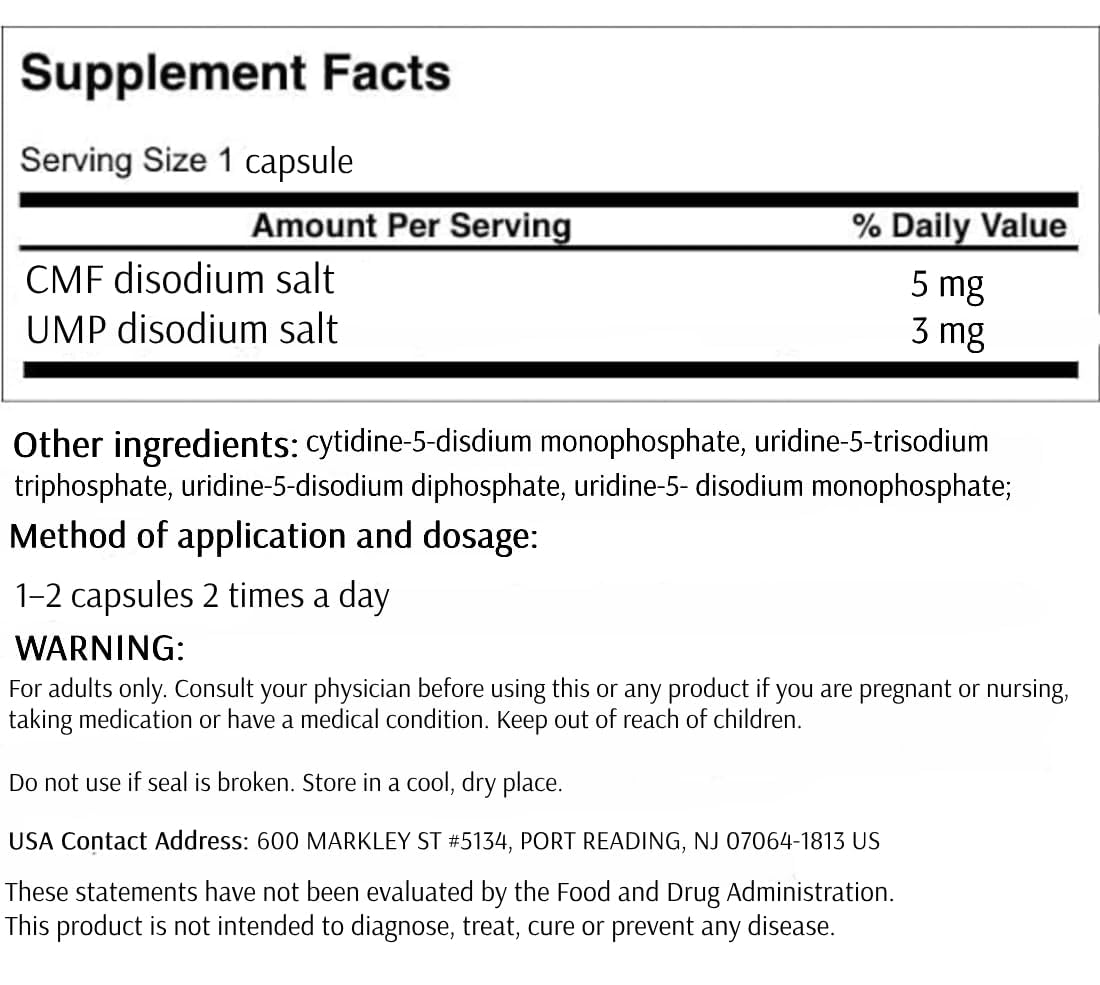 Generic Nucleo CMP Forte Capsules, 30 Capsules