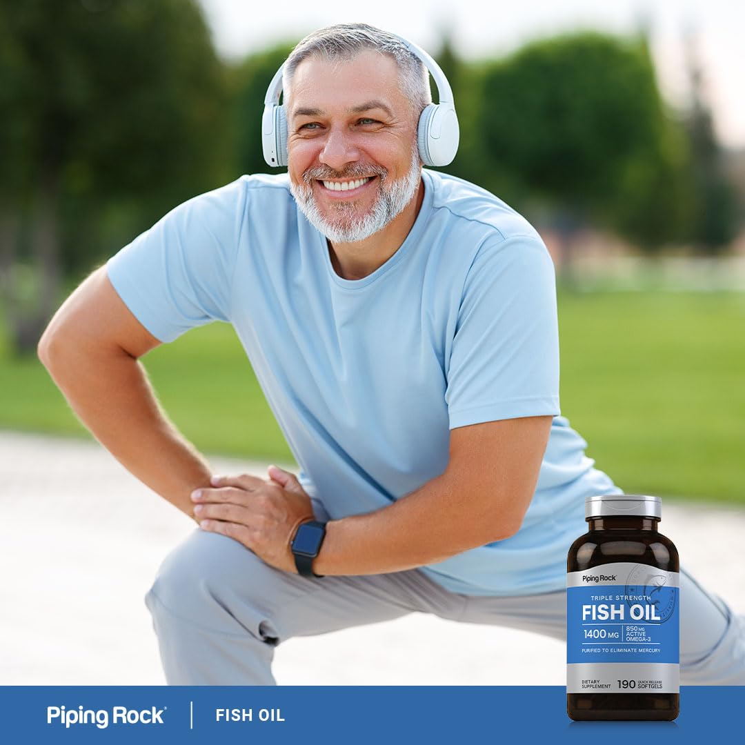 Piping Rock Fish Oil Omega 3 Softgels 190