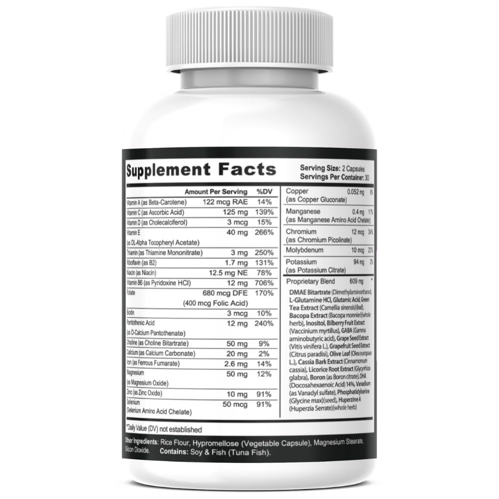 Zonata Neuro Reset Brain and Memory Support Supplement Capsule, 60 Capsules