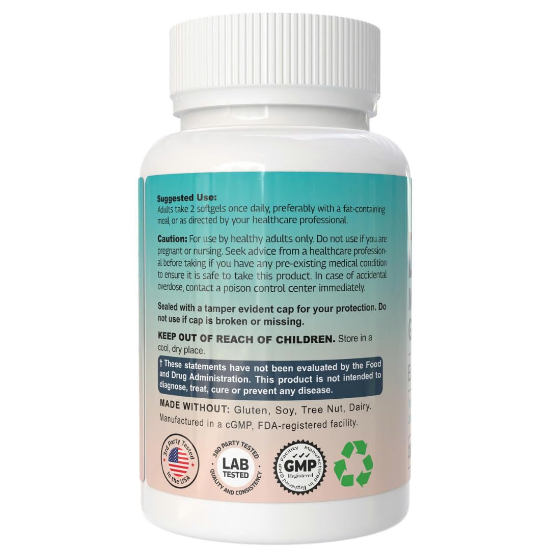 THEREXA Vitamin D3 K2 10000 IU Magnesium Glycinate Softgels 300