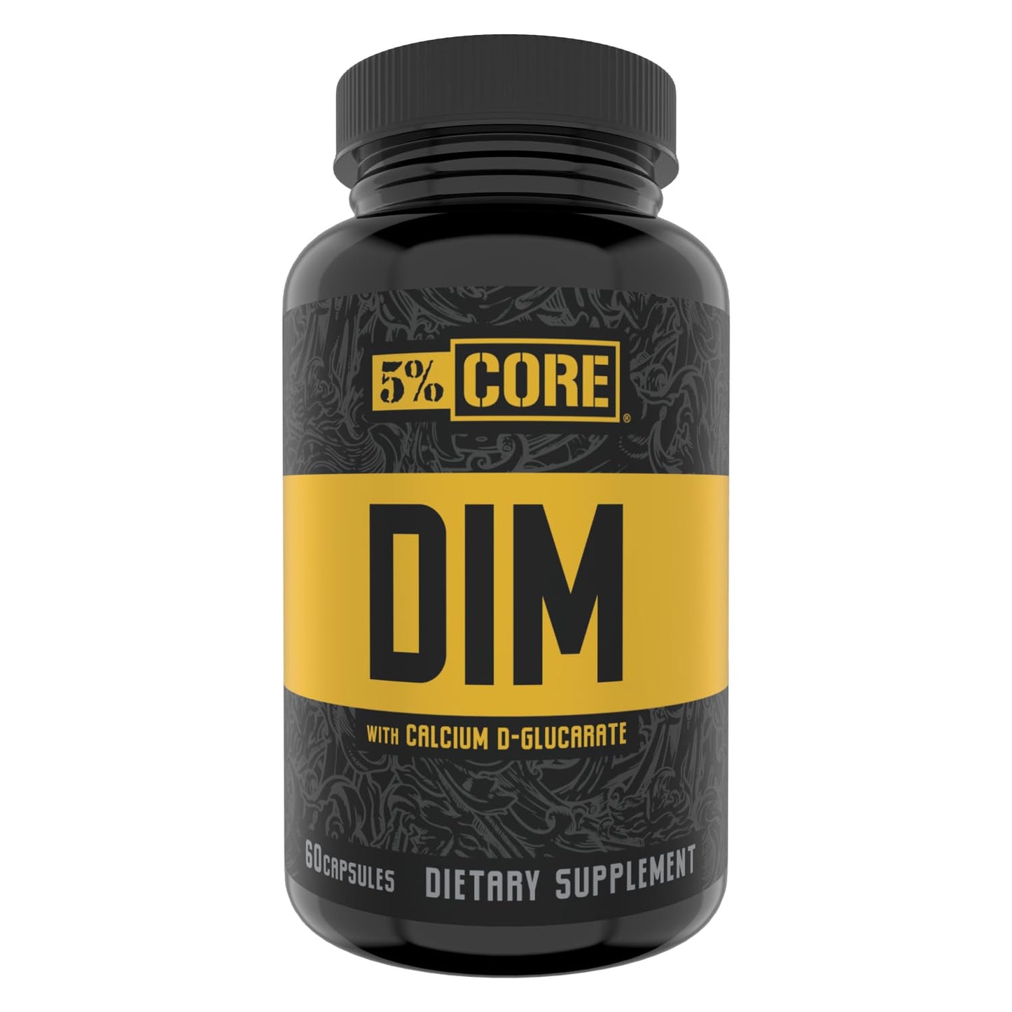 5% Nutrition Core DIM Supplement Capsules, 60 Capsules