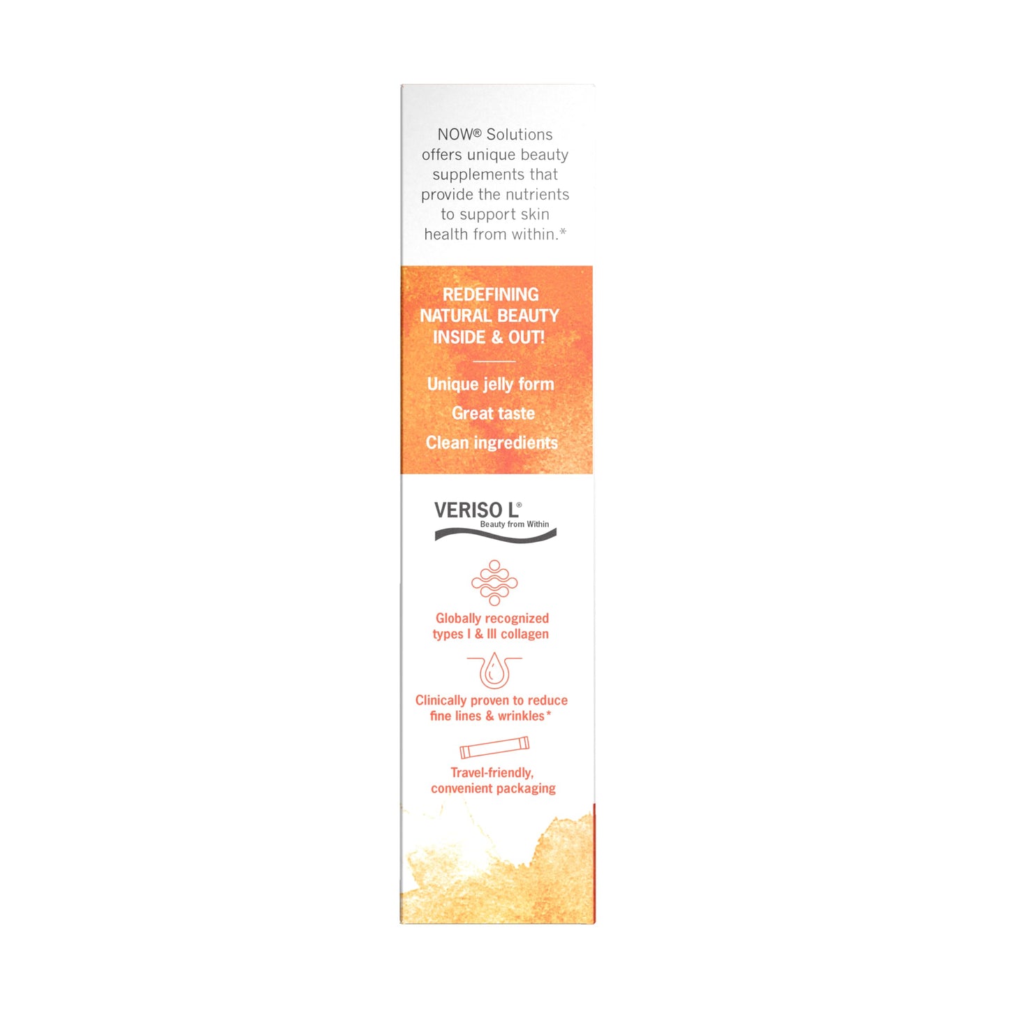 NOW Foods Collagen Jelly Beauty Complex Chewable 10 Jelly Sticks