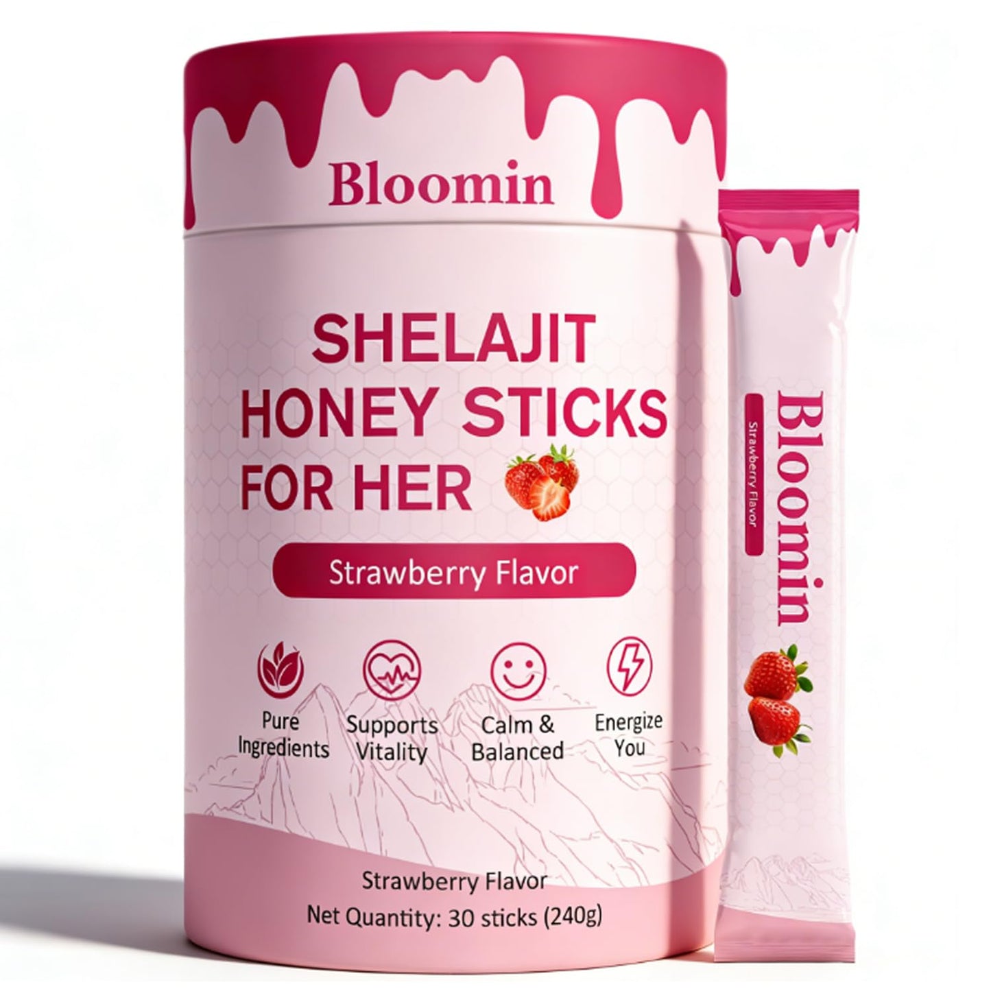 Belano Bloomin Honey Sticks Shilajit Gummies, 1 Count