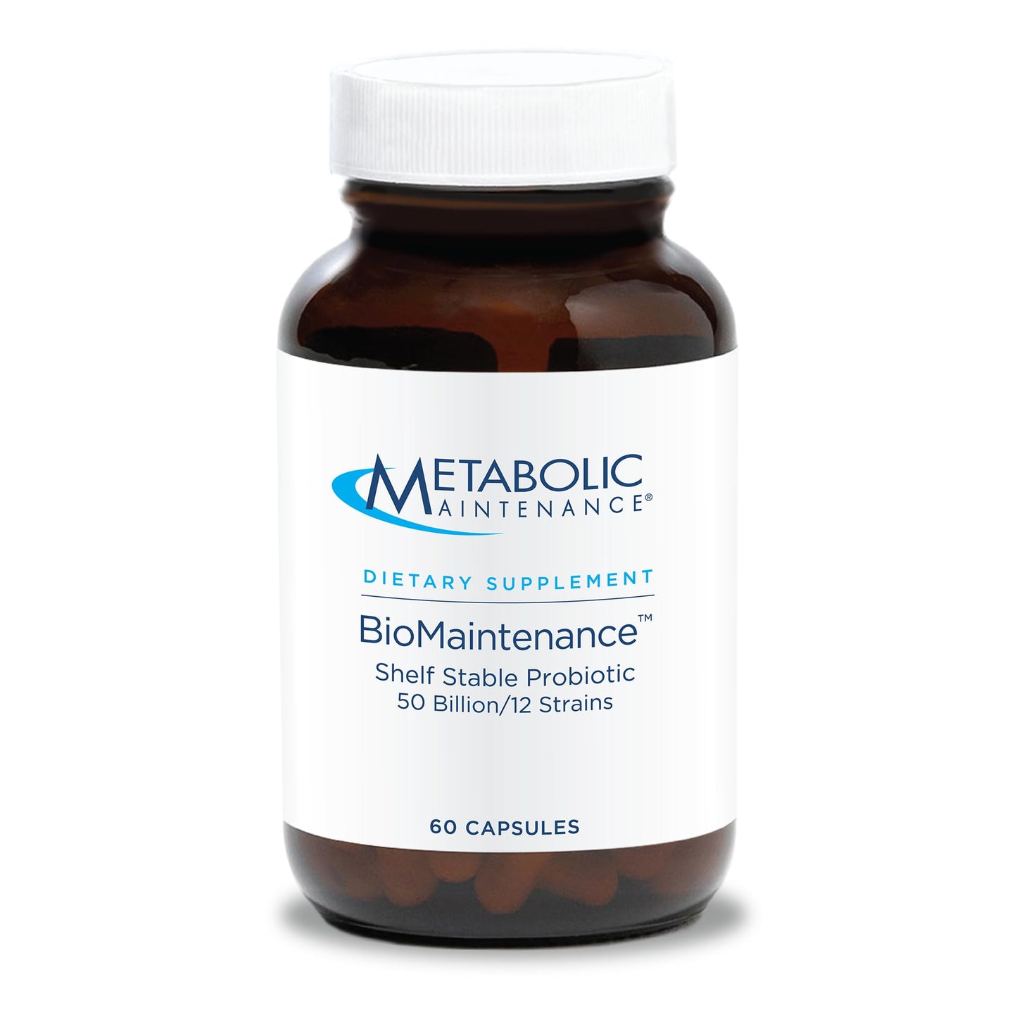 Metabolic Maintenance Biomaintenance Shelf Stable Probiotic Capsules 60 Count