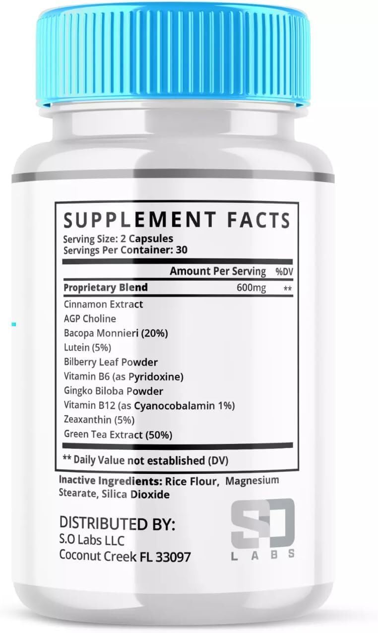 Generic Brain-ol Advanced Memory Formula Capsules 60