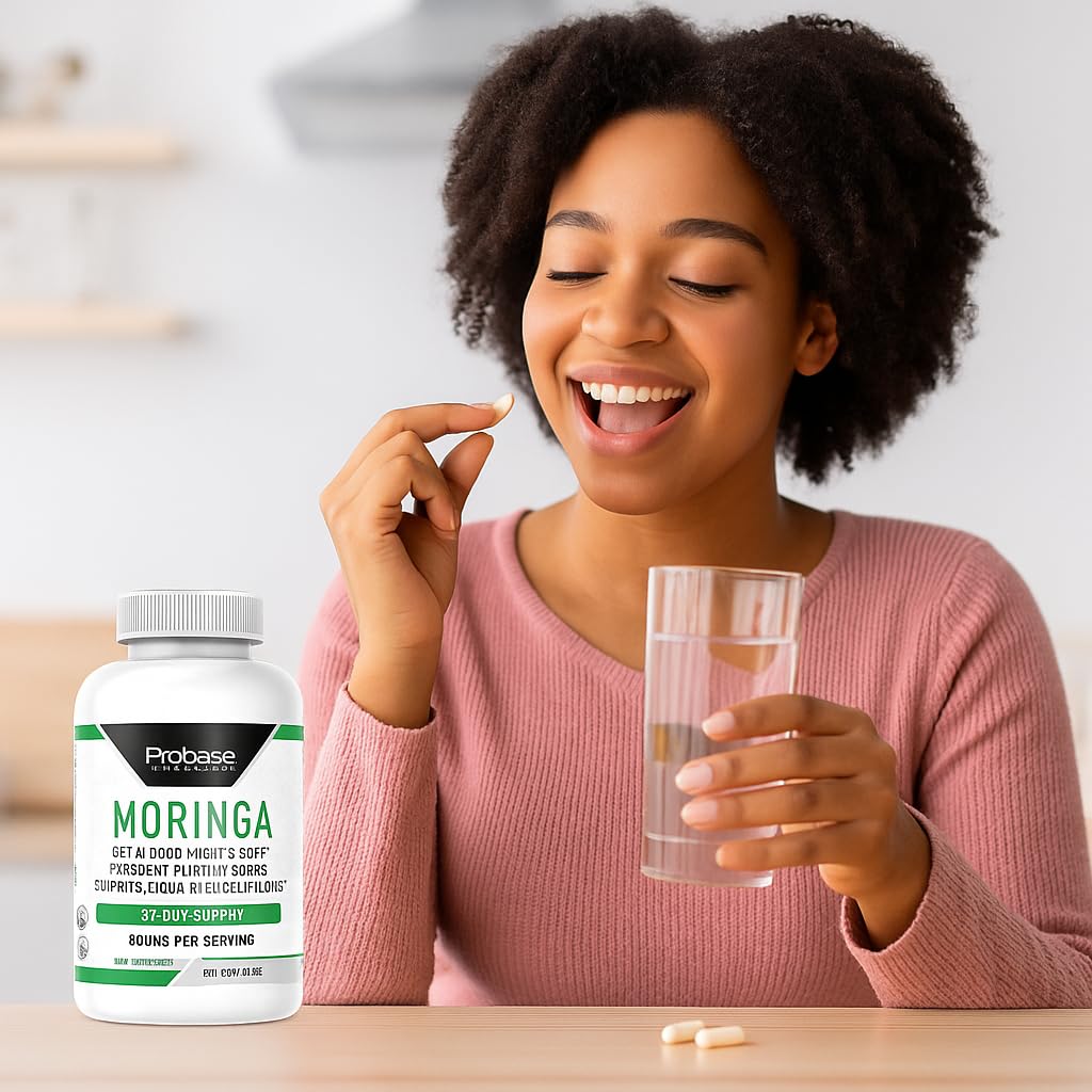 Probase Nutrition Moringa Oleifera Capsules 60 Count