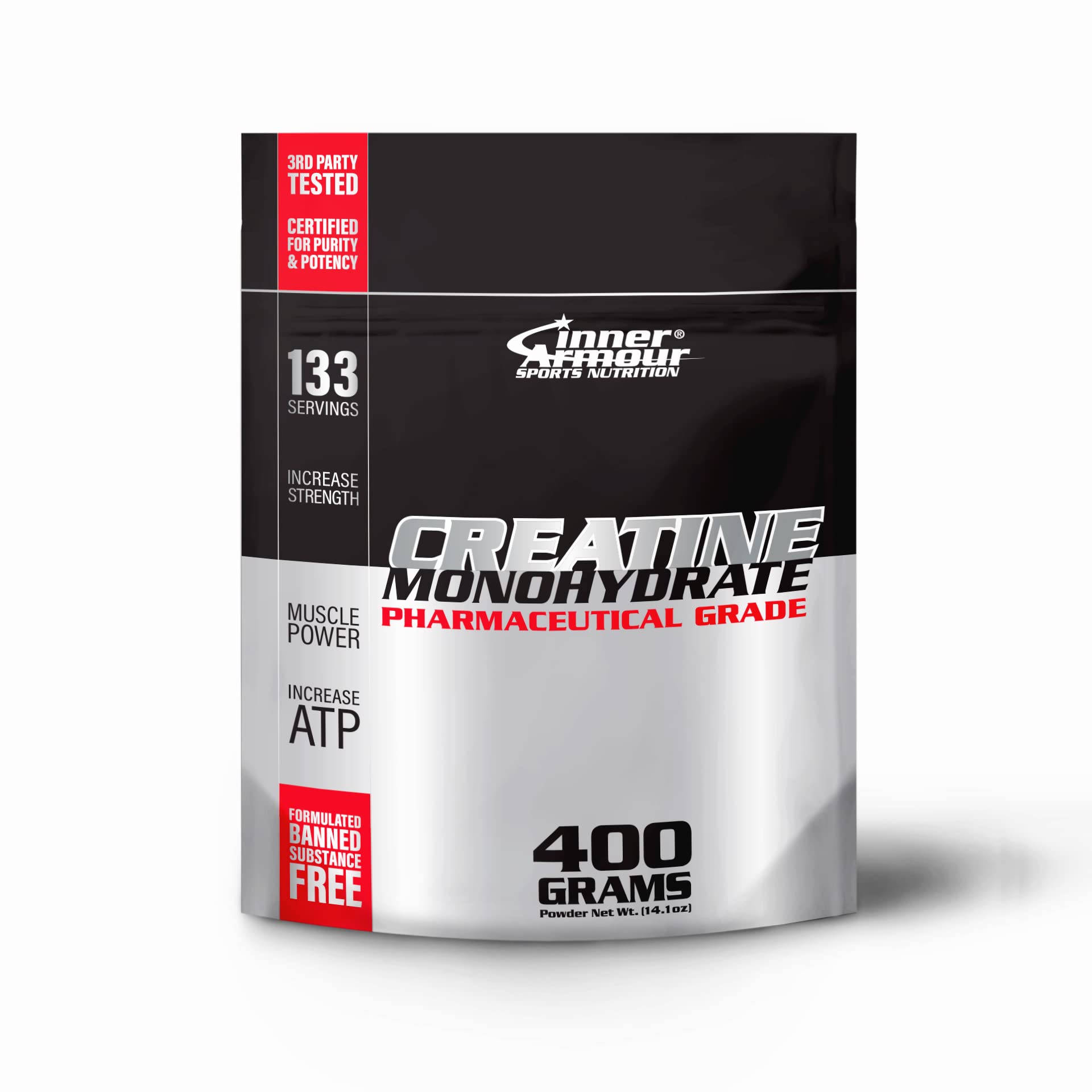 Inner Armour Micronized Creatine Monohydrate Powder, 14 Ounce (Pack of 1)