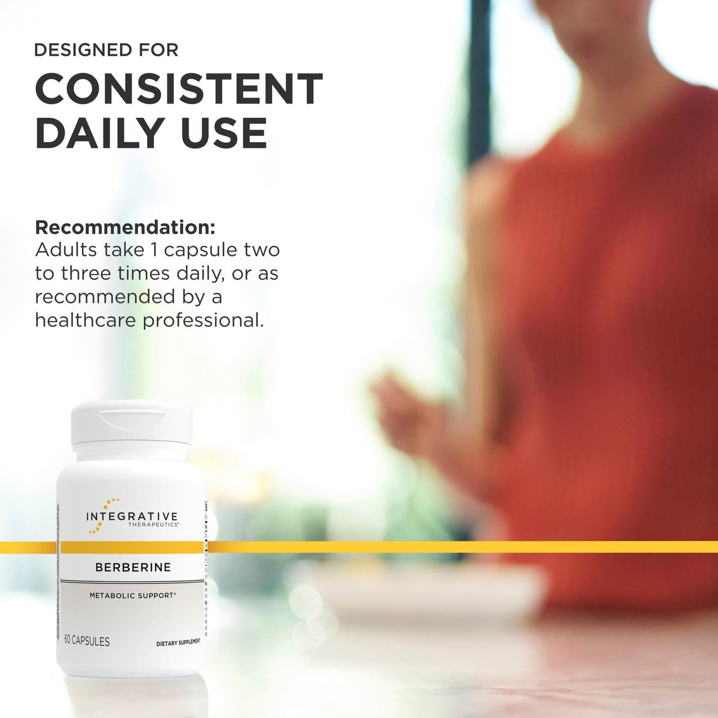 Integrative Therapeutics Berberine HCl Capsule 60 Capsules
