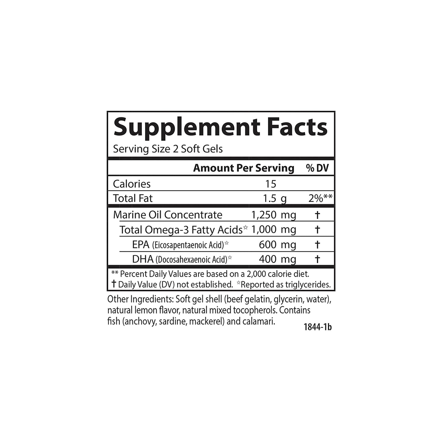 Carlson Maximum Omega Minis 1000 mg Omega-3s Softgels, 60 Count