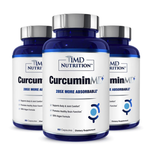 1MD Nutrition CurcuminMD Plus - Turmeric Curcumin with Boswellia Serrata Capsules, 180 Count