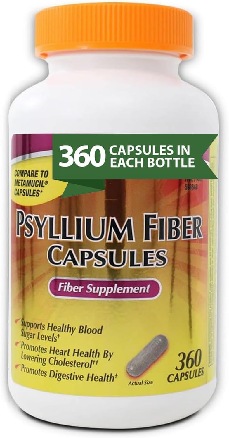 Generic KS Psyllium Fiber 360 Capsules