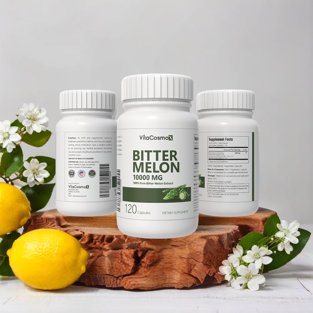 VitaCosmoX Bitter Melon Extract, 120 Capsules