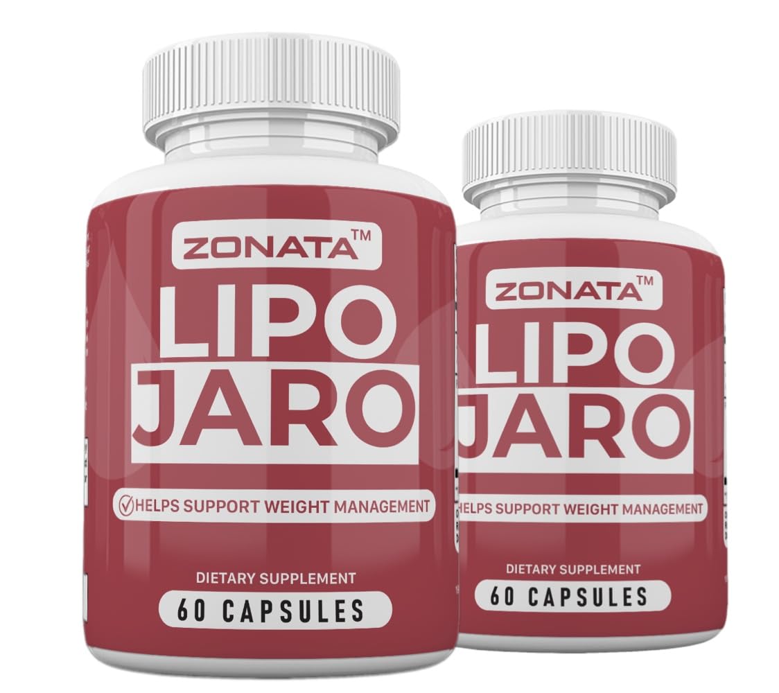 Zonata Lipojaro Capsules with Apple Cider Vinegar & Raspberry, Capsule, 120 Count