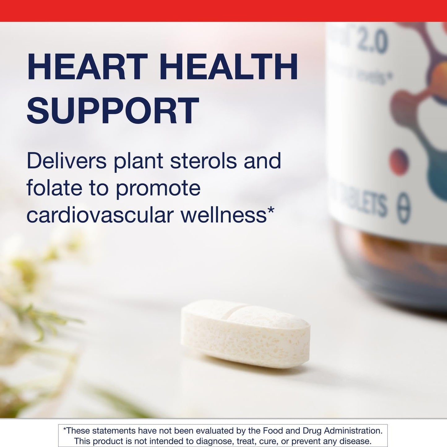 Metagenics Meta-Sitosterol 2.0 Plant Sterol Complex with Beta-Sitosterol & Folate 90 Tablets