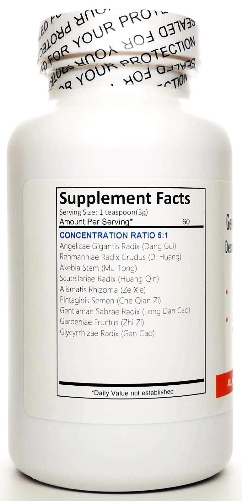 HerbalDr.Net Gentiana Longdancao Decoction to Drain The Liver Extract Powder Tea, 6.35 oz