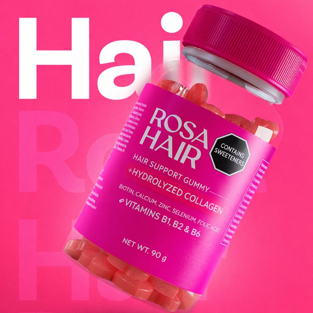 SHAEIO Rosa Latina Rosa Hair Gummies 30 Count