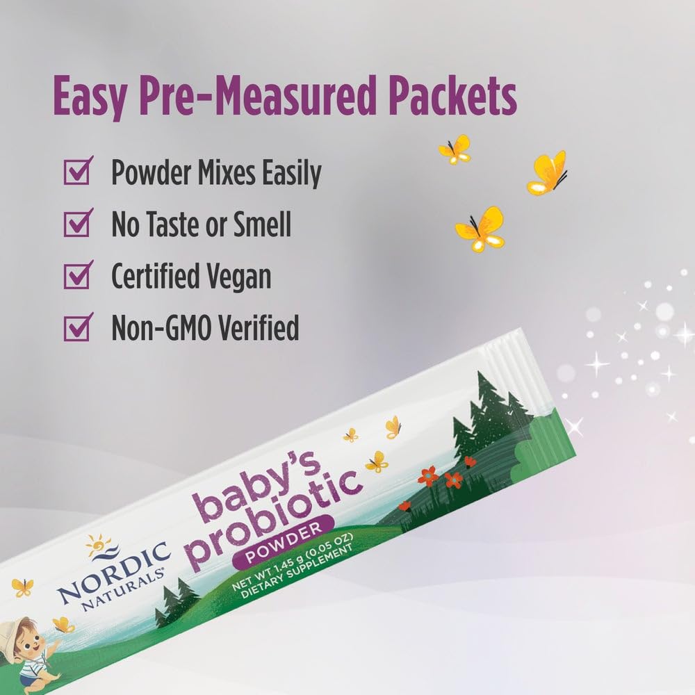 Nordic Naturals Baby’s Nordic Flora Probiotic Powder 30 Packets