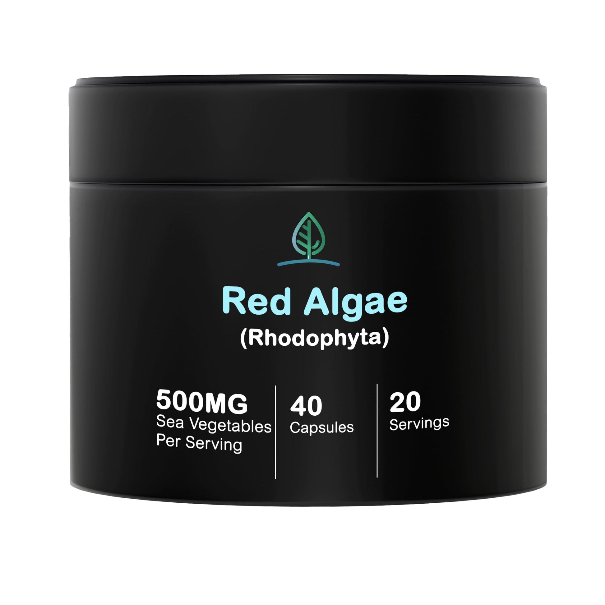 Holistic Bin Red Marine Algae Capsules Gigartina and Dumontiacea Red Algae Supplements, 40 Capsules