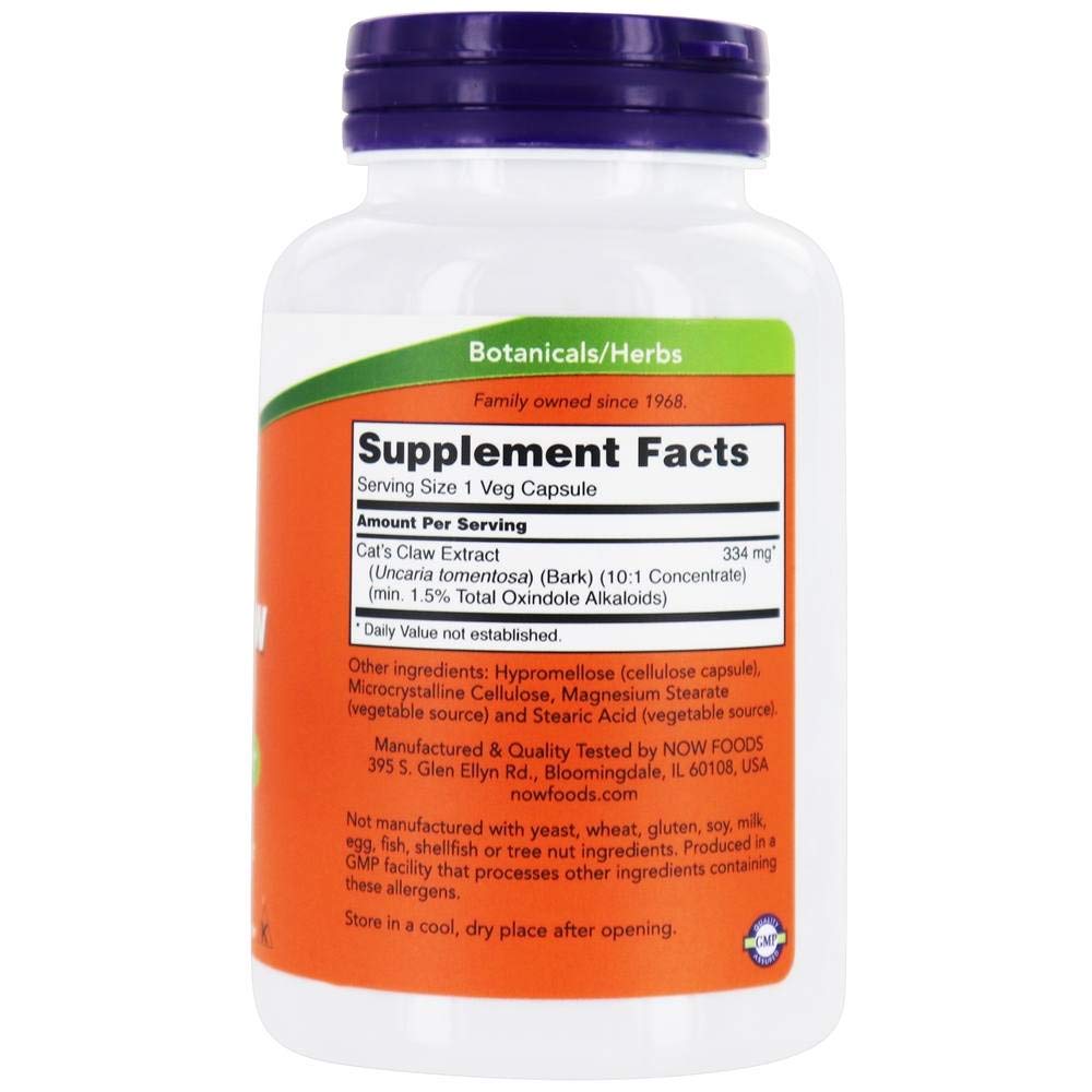 NOW Foods Cat's Claw 5000 120 Capsules