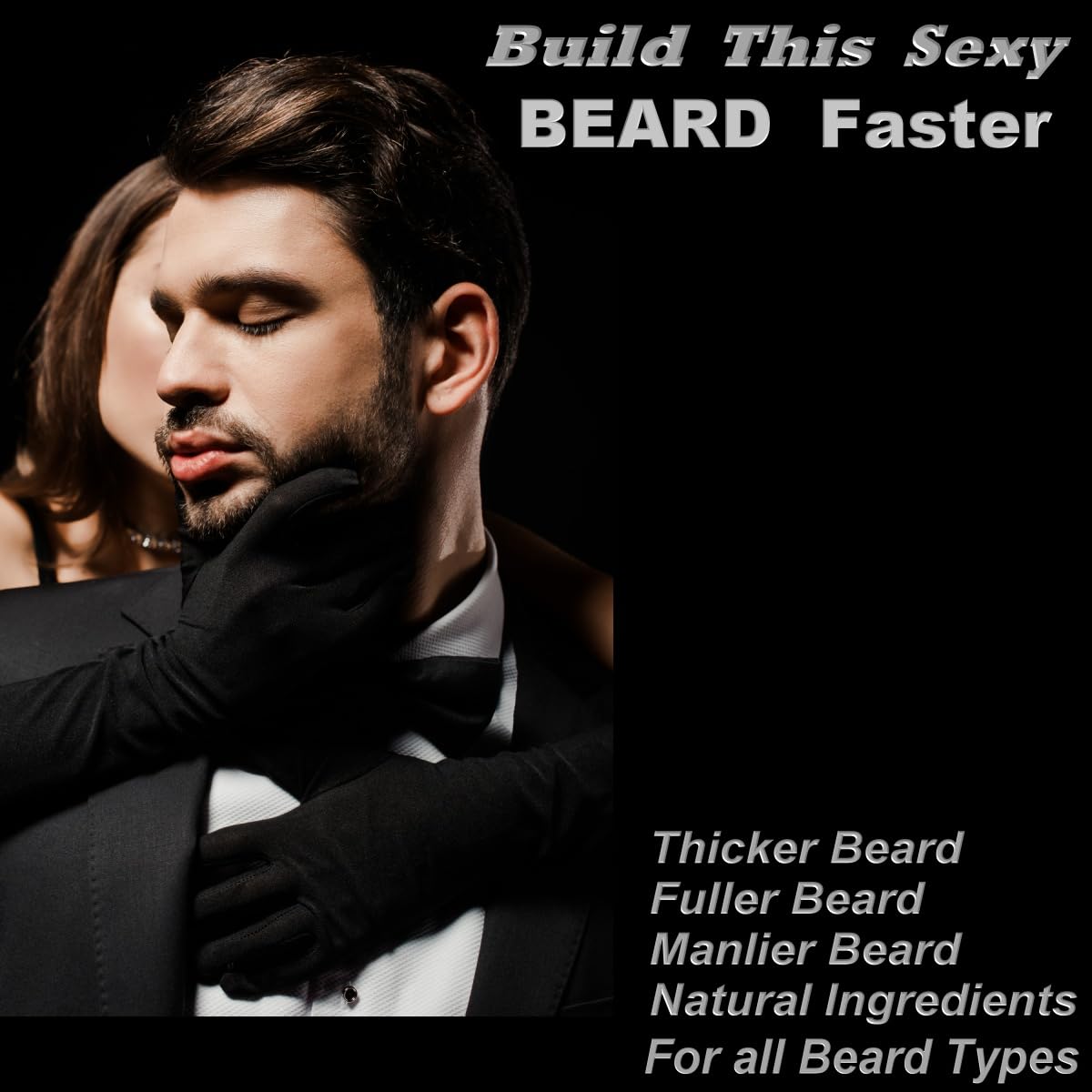 MINANATURALS BEARDY Thick Beard Growth Vitamins for Men Tablets, 60 Tablets