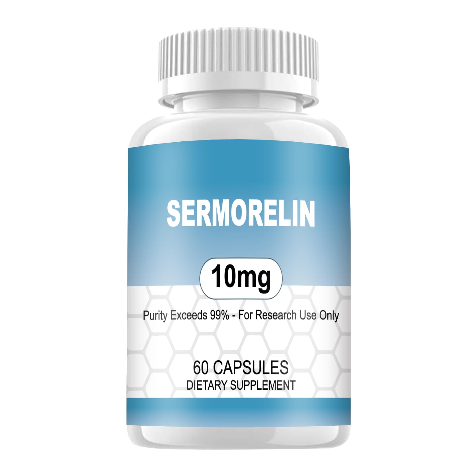 WUCOO Sermorelin Research Peptide Capsules, 60 Count