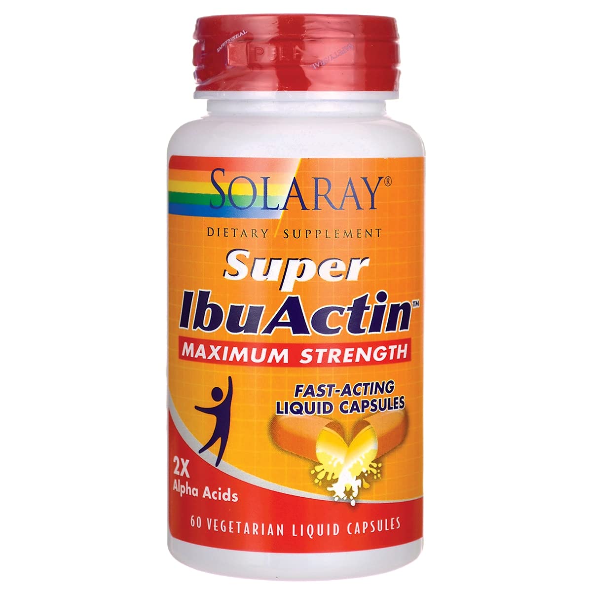 Solaray Super Ibuactin Maximum Strength Capsules 60