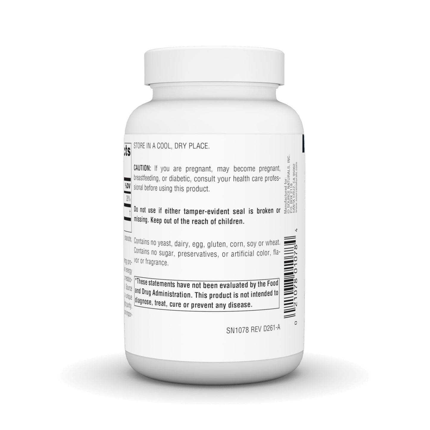 Source Naturals Pyruvate Power 750mg Capsules 90 Count