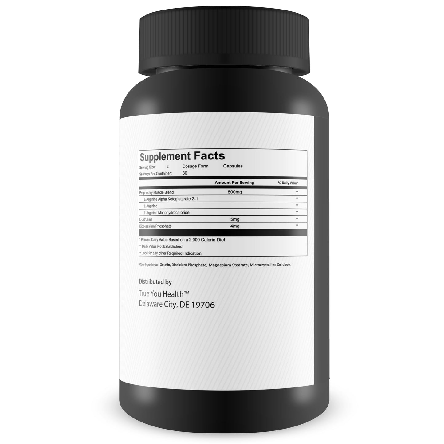 True You Health True Vitaliti Pro Blood Flow Pro L-Arginine Capsule, 60 Count