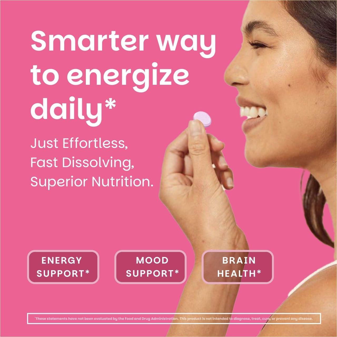 EZ Melts B12 Methylcobalamin 2,500 mcg Tablet, 180 Tablets
