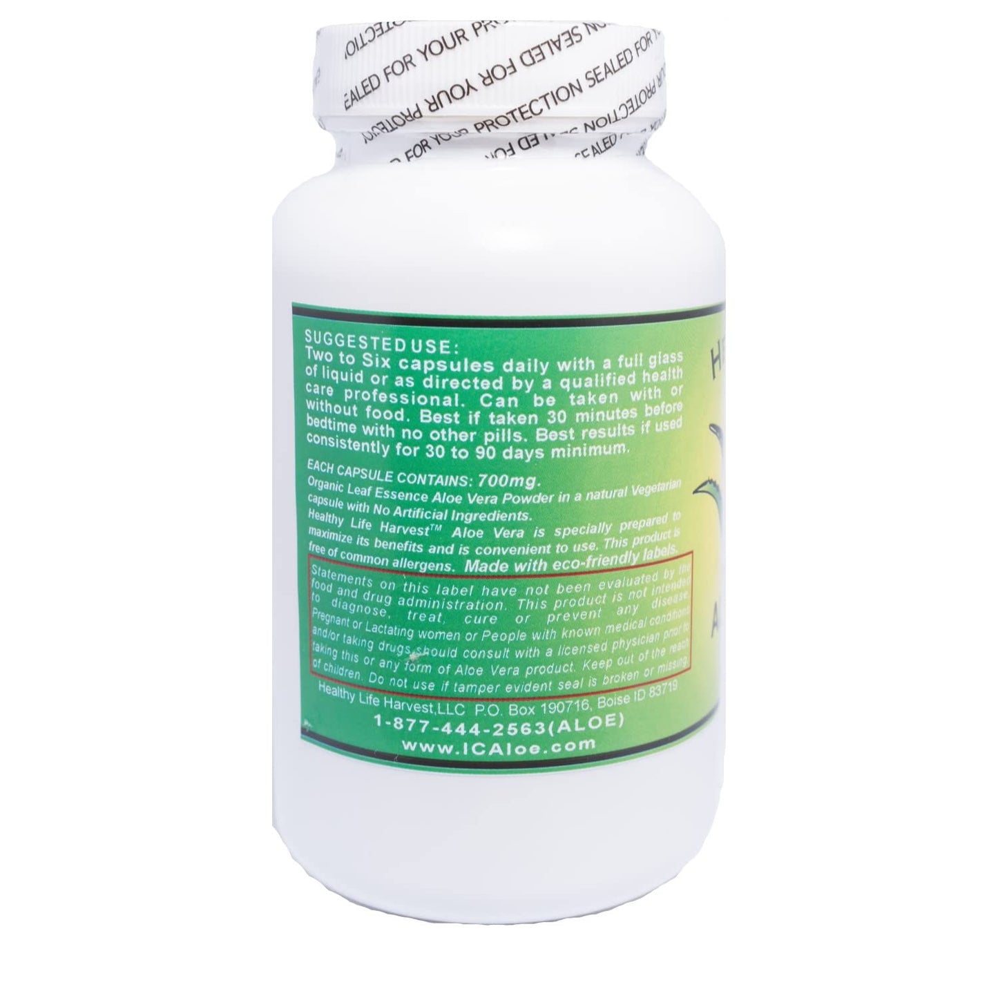 IC Aloe Aloe Capsules 90 Capsules