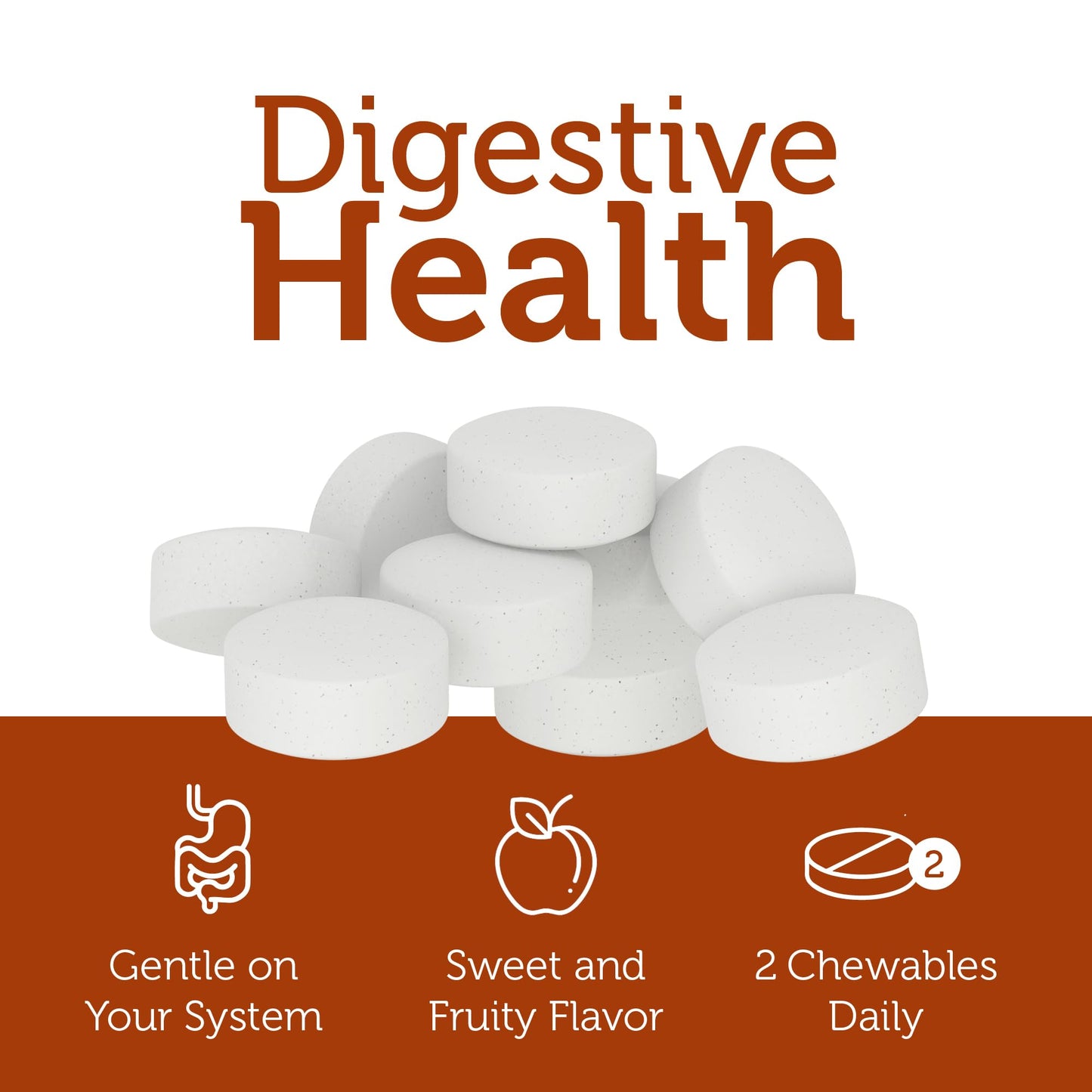 Zahler AfterMeals Digestive Enzymes Chewable 100 Tablets