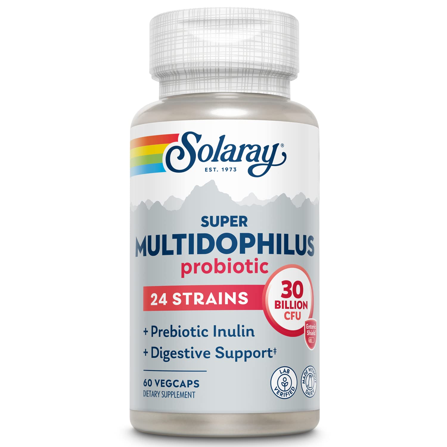 Solaray Multidophilus 24 Strain Probiotic Capsule 60 VegCaps
