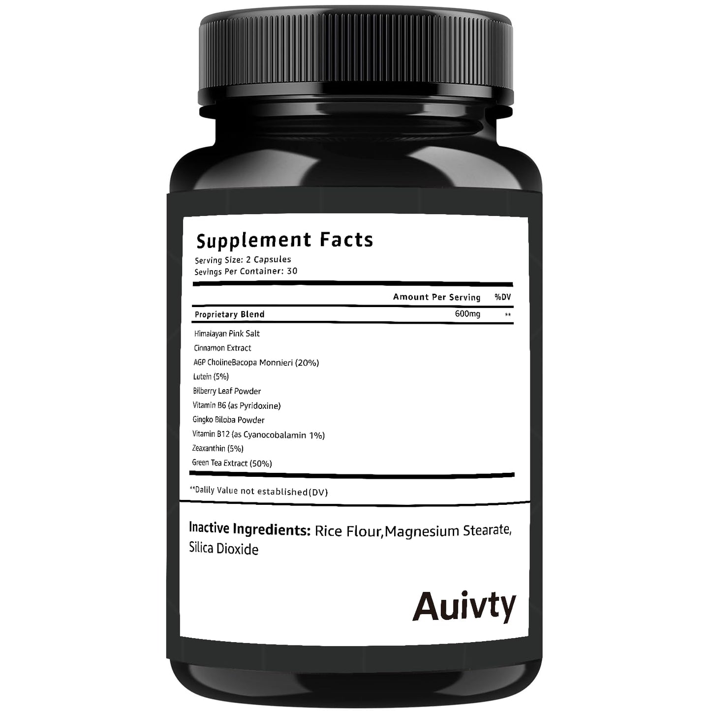 AMZEYE Brain Support Supplement Capsules, 60 Count