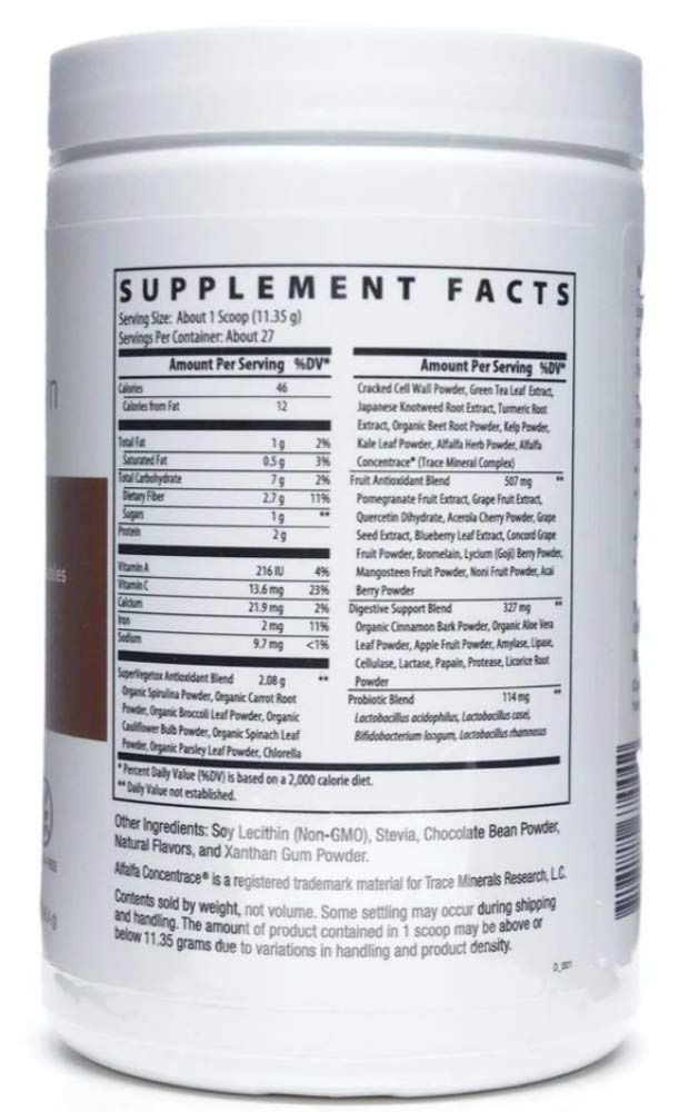 Nutri-Dyn Fruits and Greens Super Vegetox Proprietary Blend of Super Vegetables, Chlorella, Kelp, Turmeric & Kale, Certified Organic Powder 10.8 Ounces