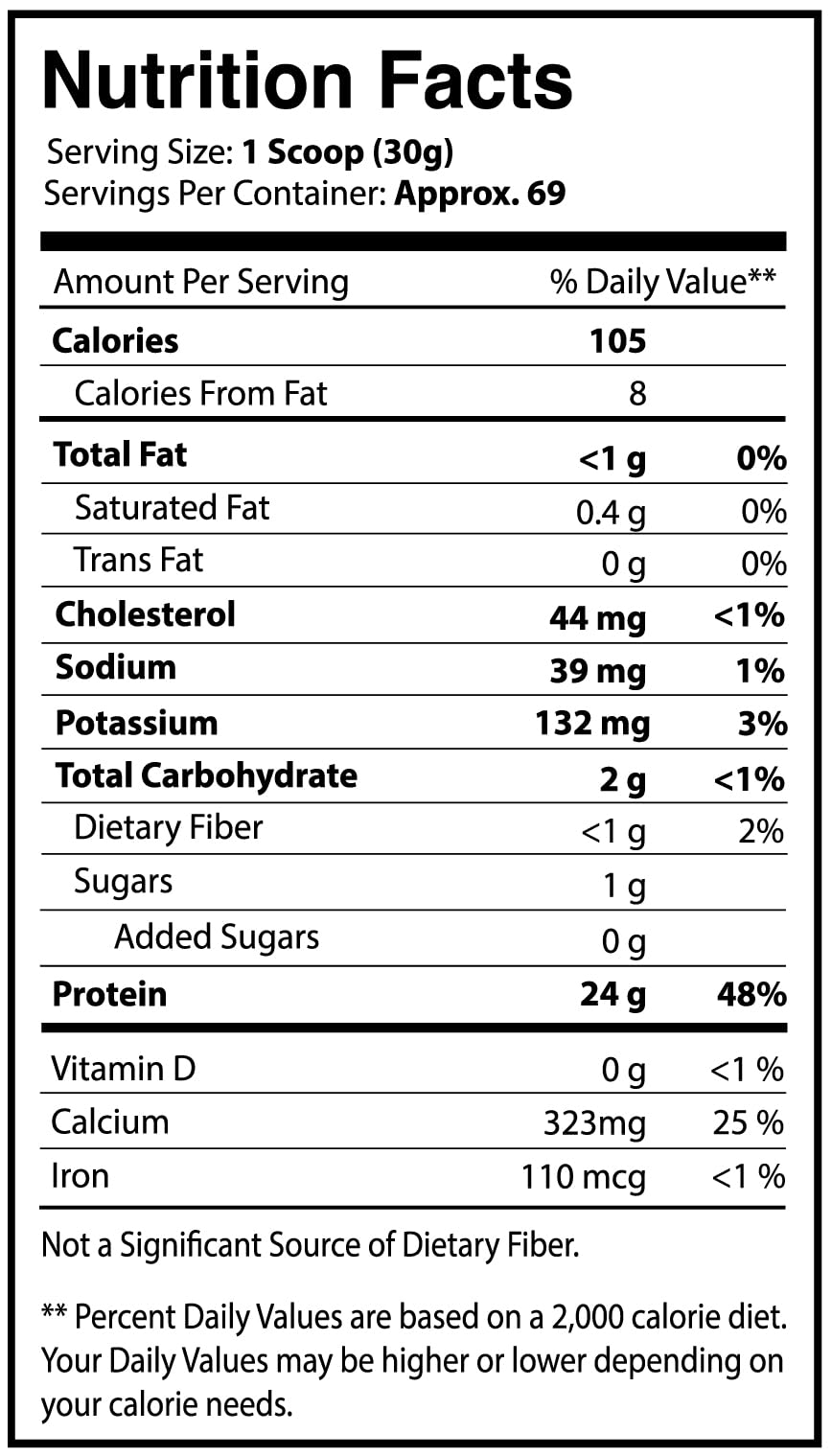 Scilabs Nutrition Whey Fuzion Protein Powder, Vanilla Flavor, 69 Servings