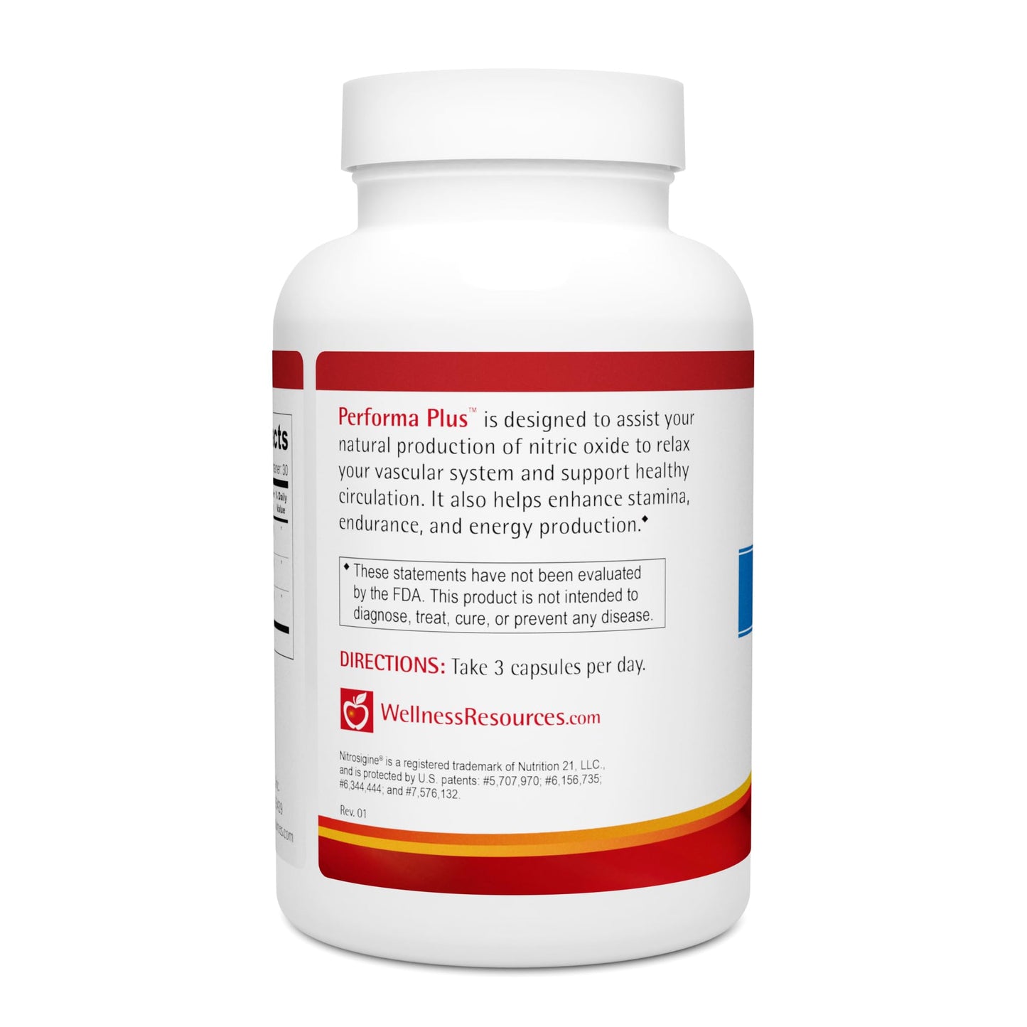 Wellness Resources Performa Plus with Advanced Absorption Nitrosigine L-Arginine Capsules, 90 Count