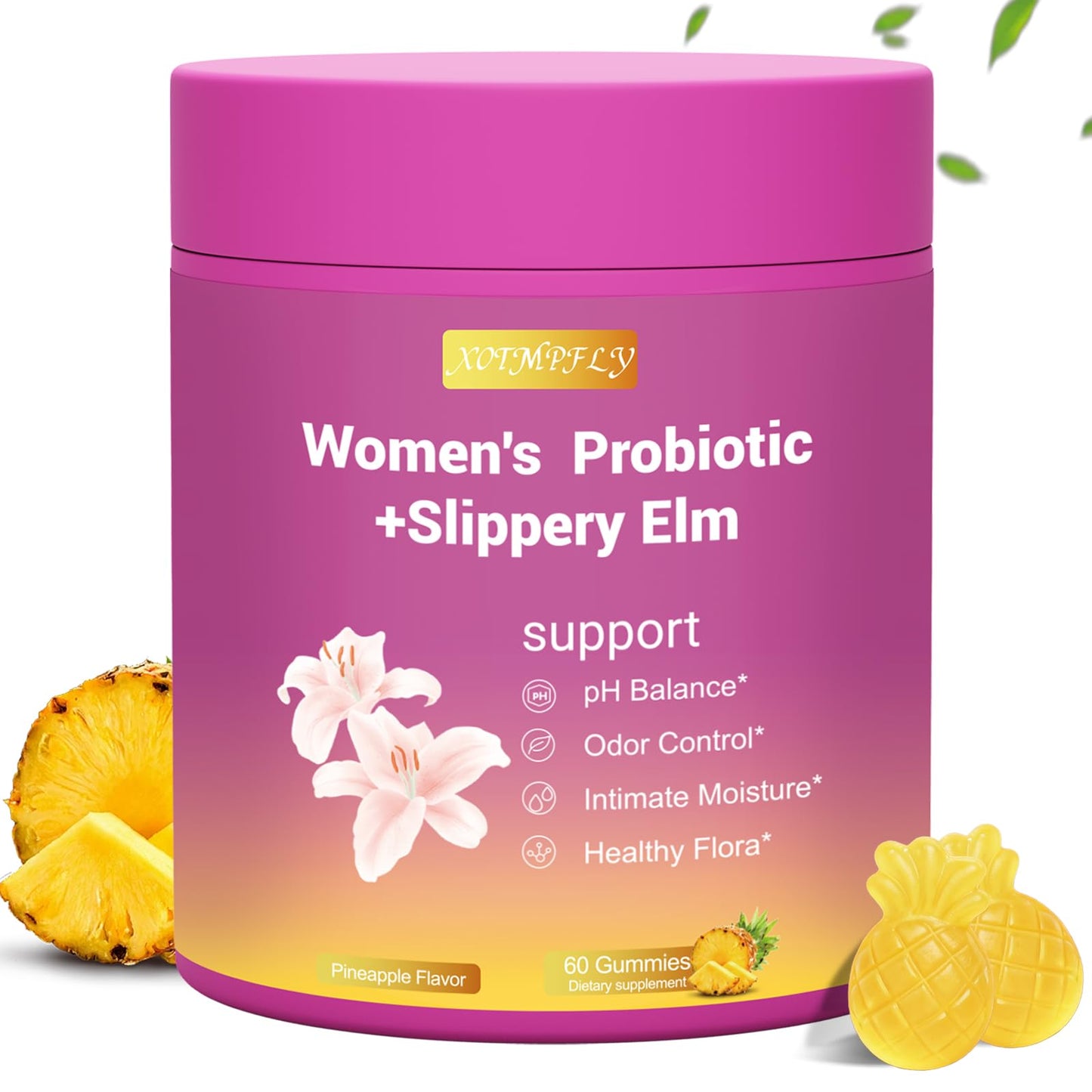 XOTMPFLY Her Juicy Feminine Probiotics Gummies 60 Count