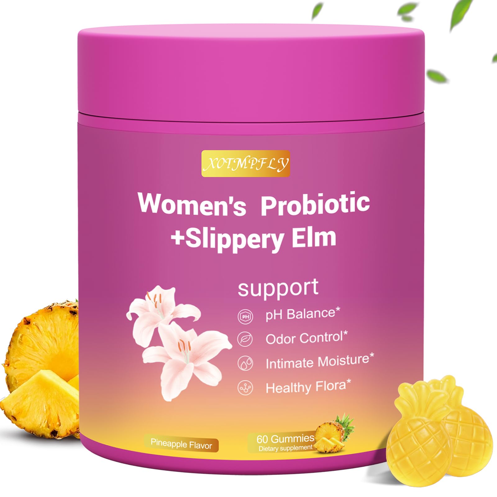 XOTMPFLY Her Juicy Feminine Probiotics Gummies 60 Count