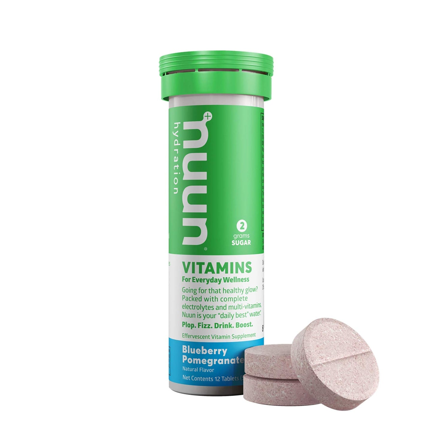 Nuun Vitamins Blueberry Pomegranate Hydration Tablets 36 Count