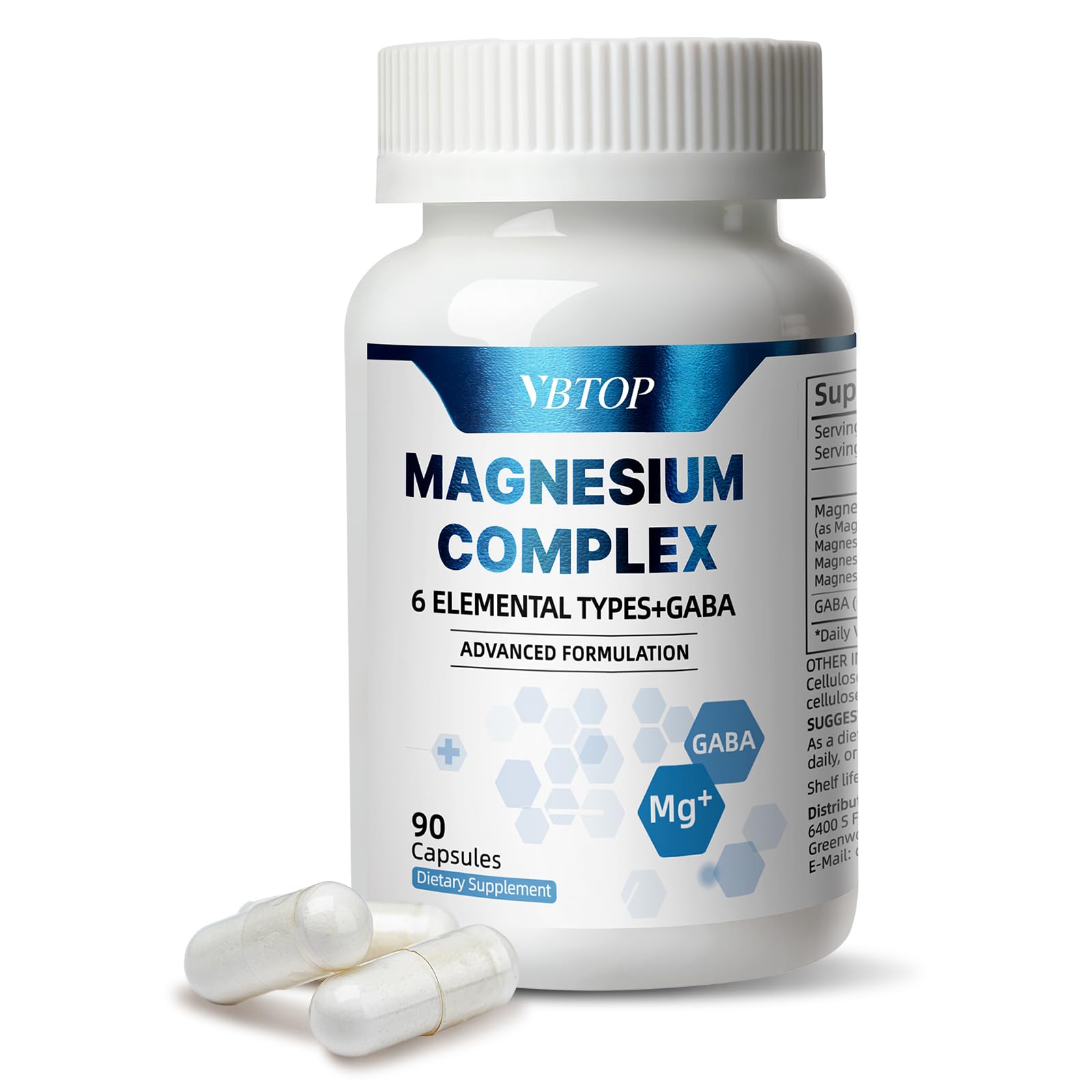 VBTOP Sixfold Magnesium Complex Capsule, 90 Capsules