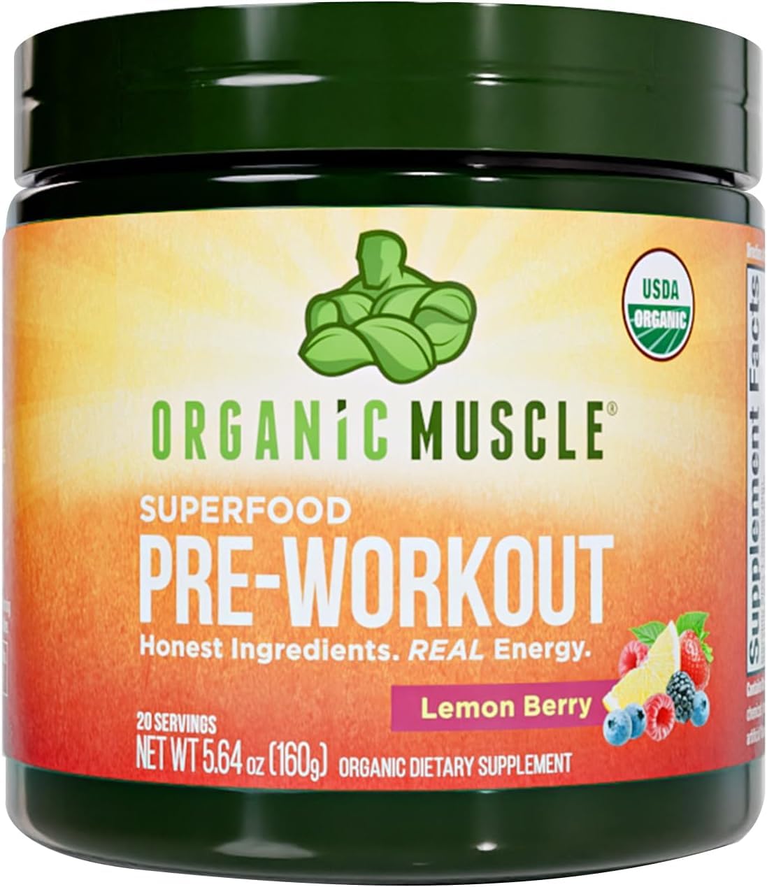 Organic Muscle Organic Pre Workout Powder 5.64