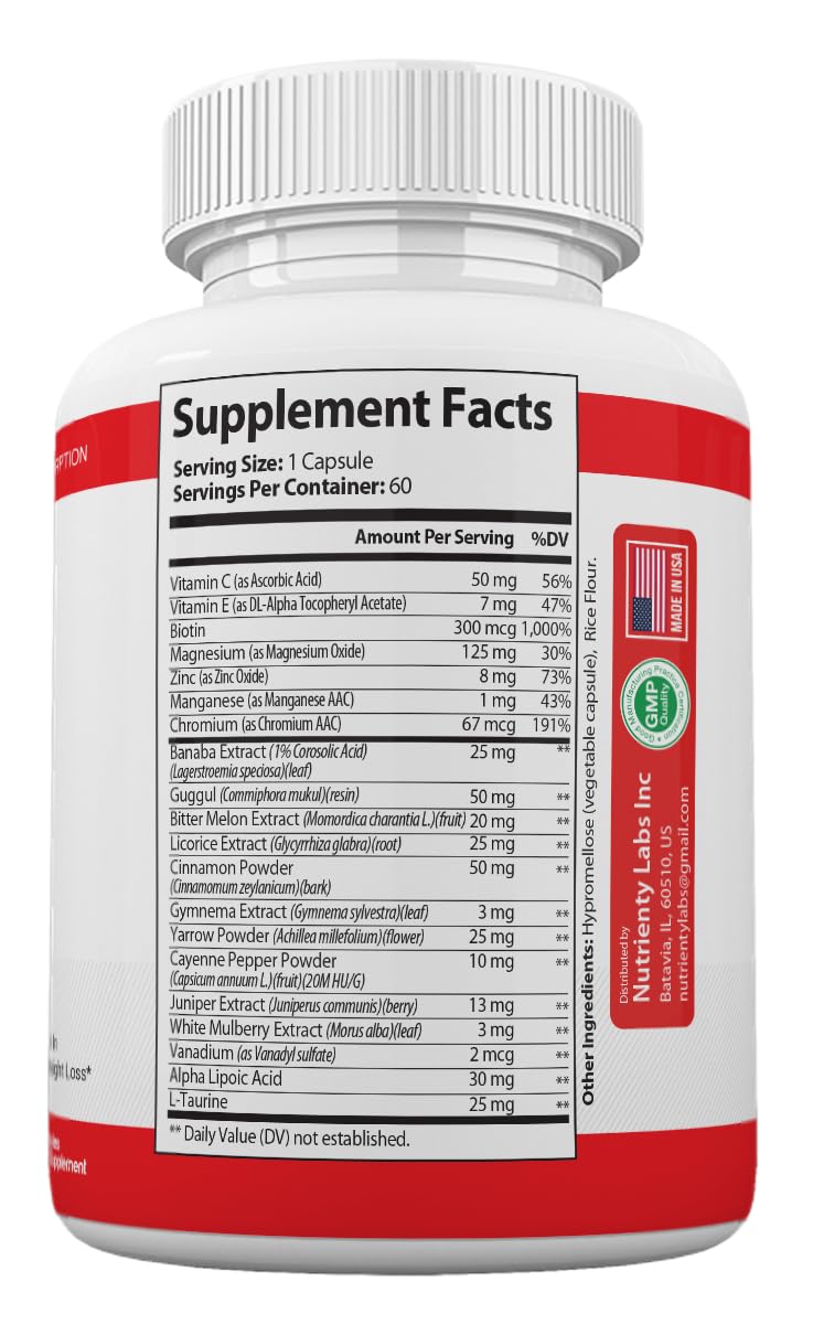 Zonata Valacore Blood Support Capsules, Blood Stabilizer Premium Formula, 60 Capsules