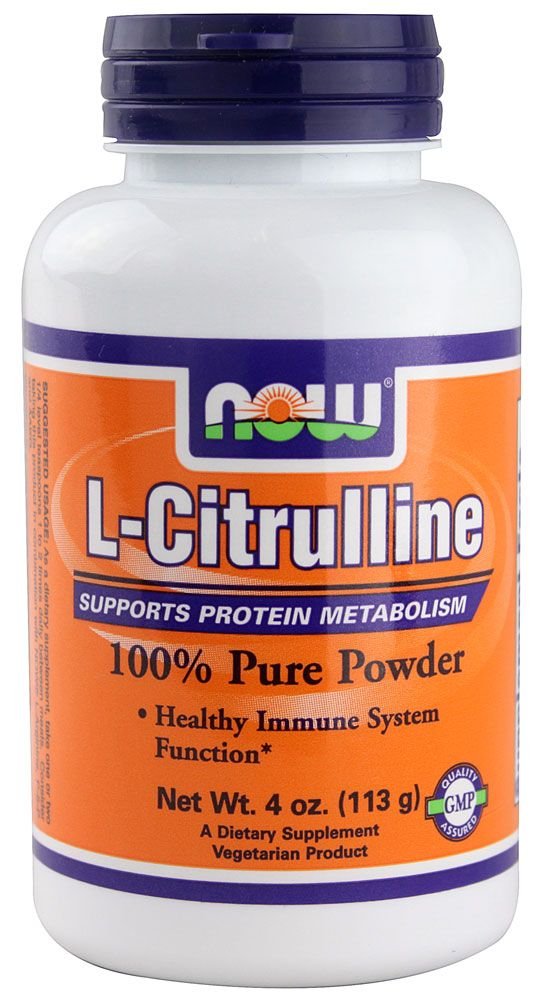 NOW Foods L-Citrulline 100% Pure Powder 1 Ounce