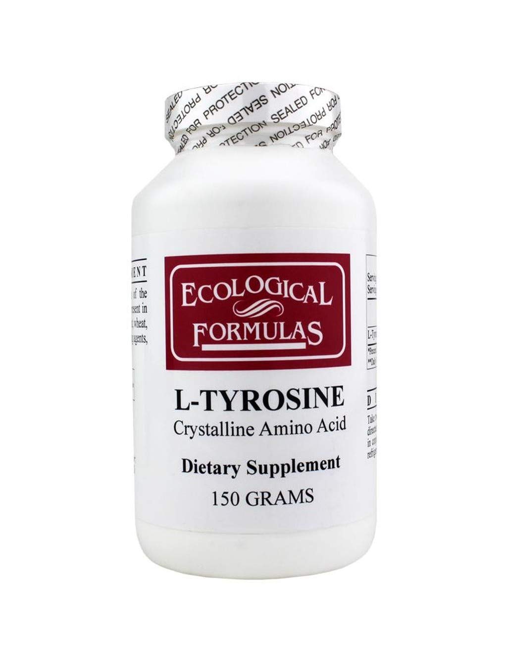 Ecological Formulas L-Tyrosine Crystalline Amino Acid Powder, 150 Gram
